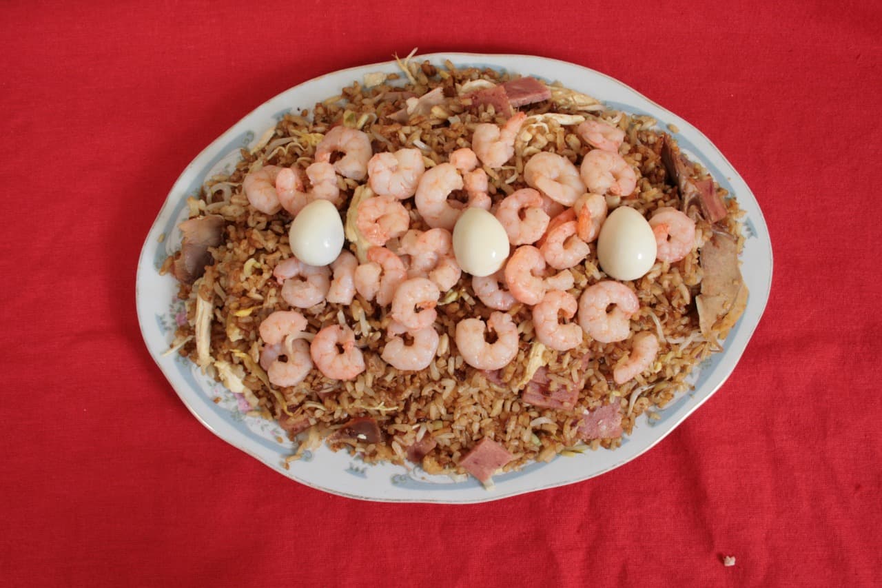 Chop Suey Con Pollo Y Camarones