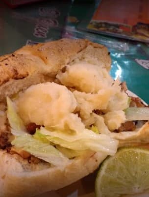 Torta de tripa de res