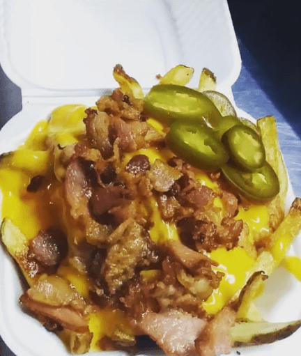 Papás con tocino
