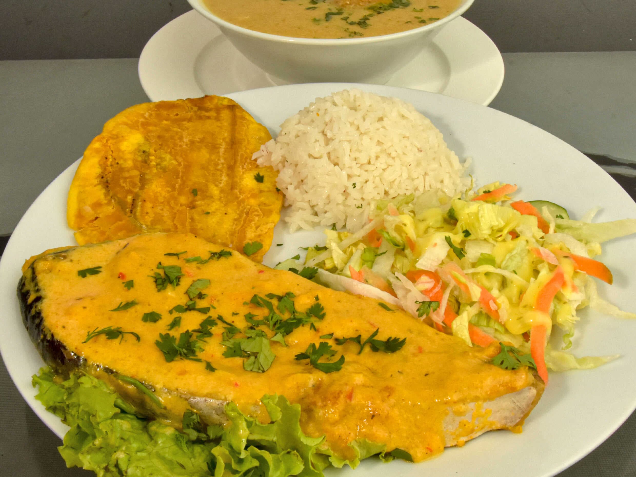 Combo Sancocho con Pescado Sudado