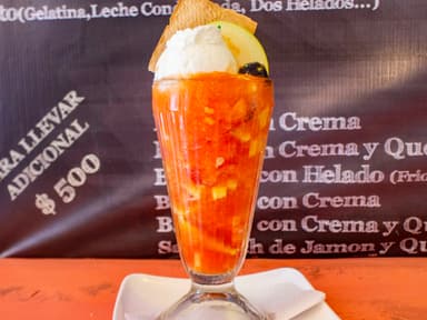 Salpicón con Helado