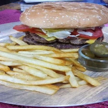 Classic double burger