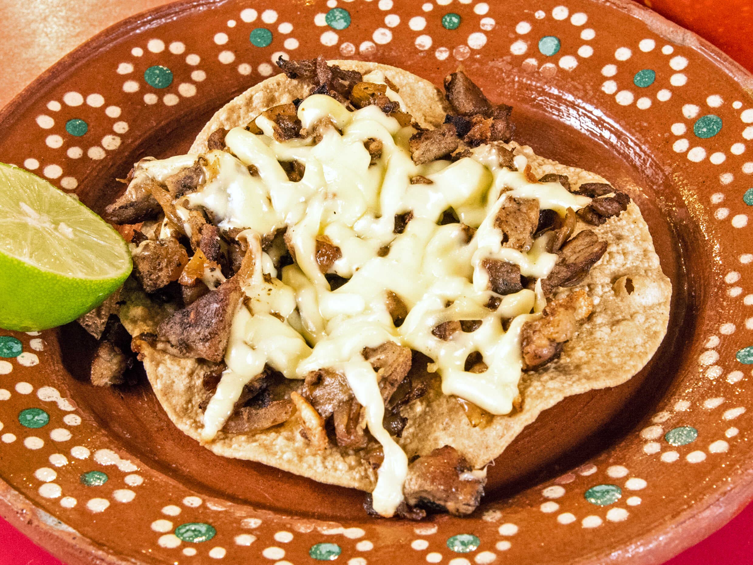 Taco en Volcán
