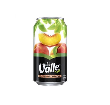 Jugo de lata sabor durazno