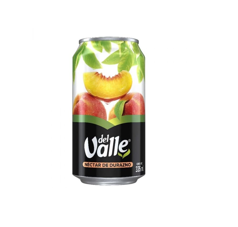 Jugo de lata sabor durazno