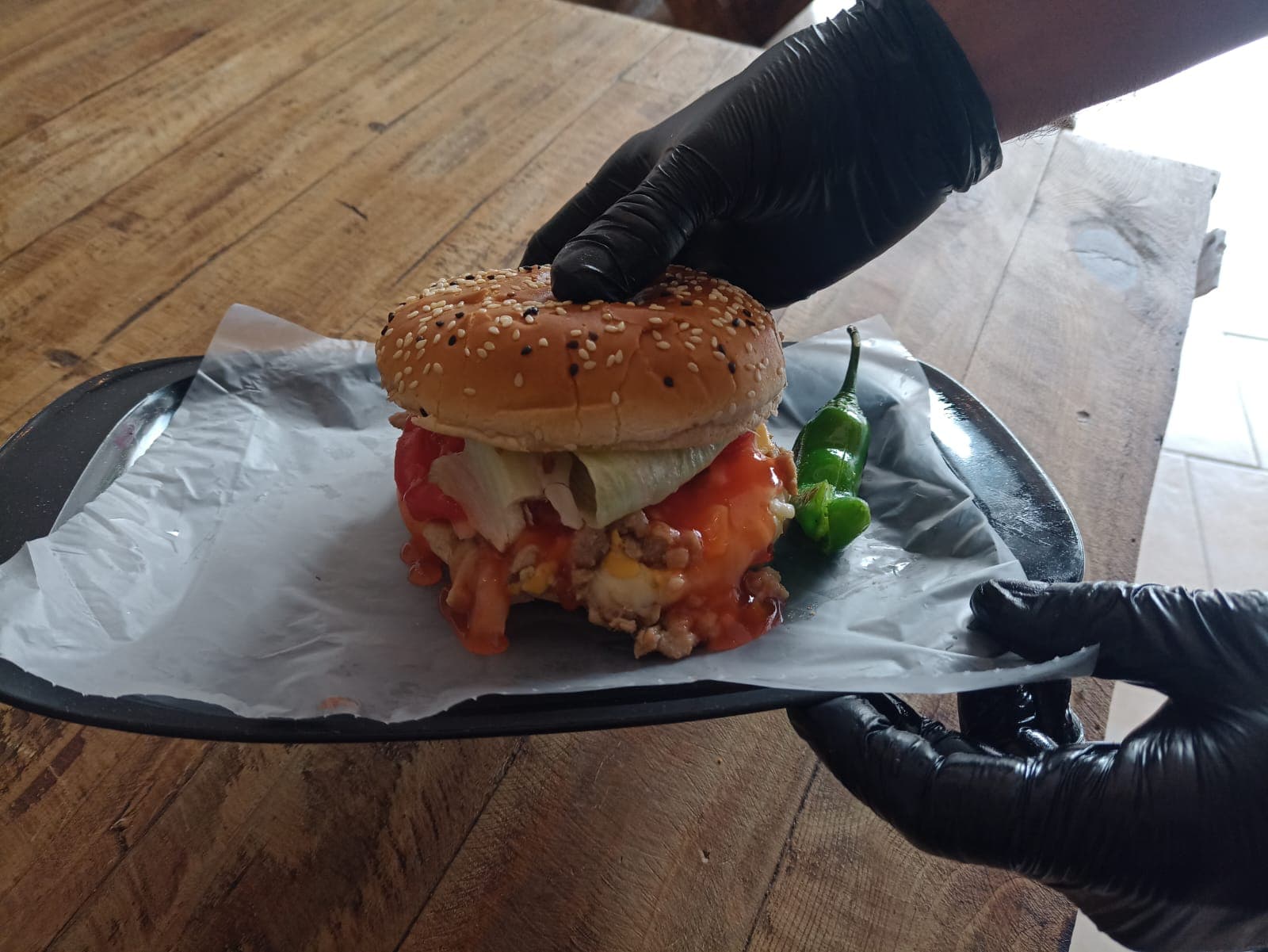 Hamburguesa de Bistec