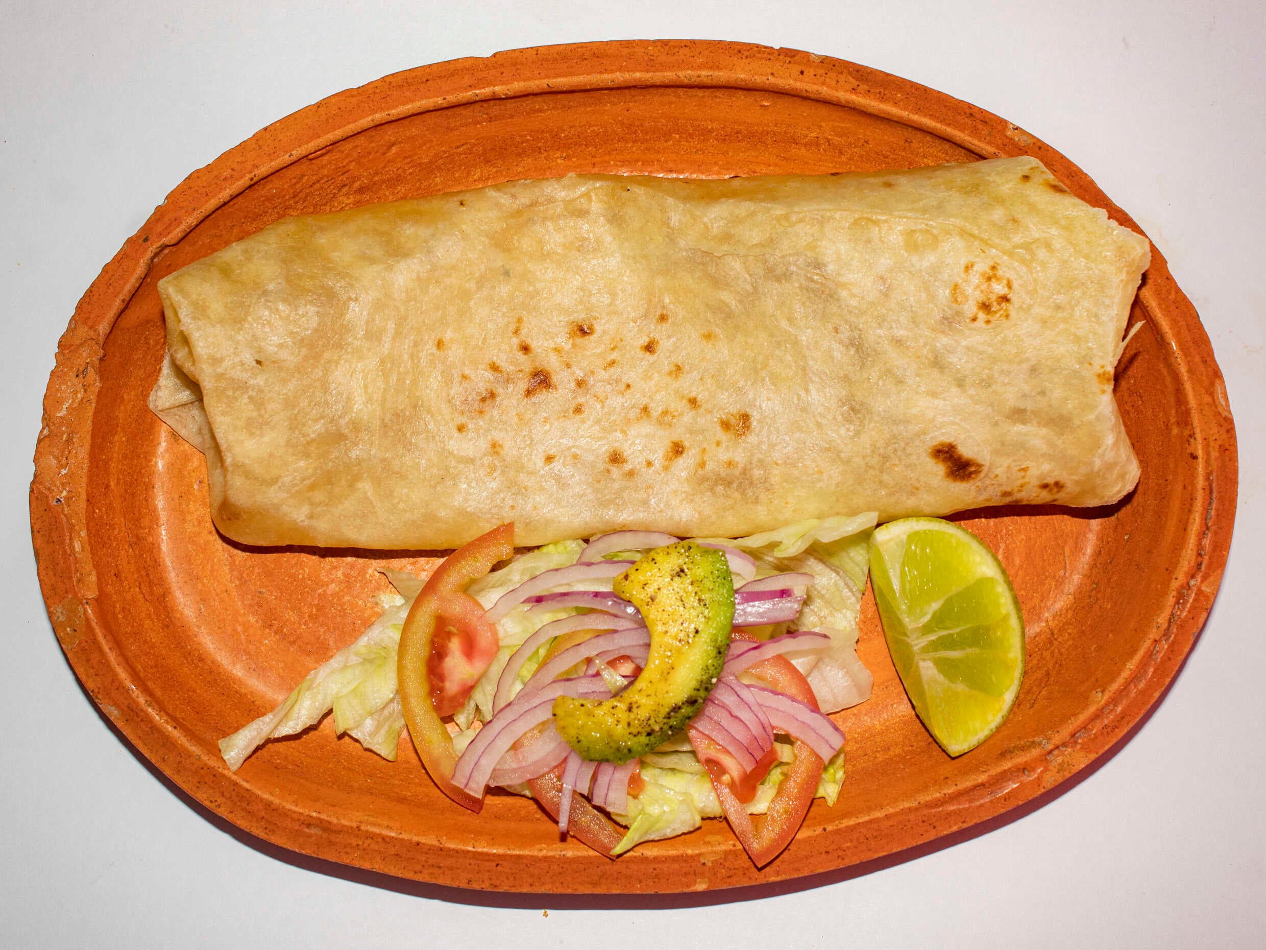 Burrito de camarón