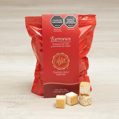 Turrones de Coco y Maní 500 Gr