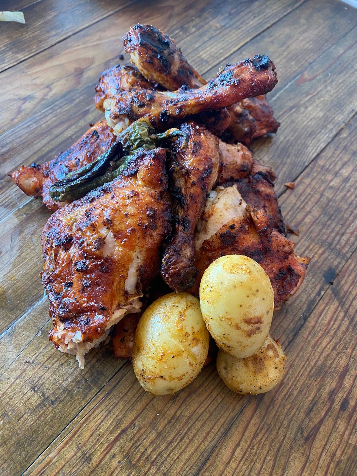 Combo 2 Pollo Asado Pierna y Muslo