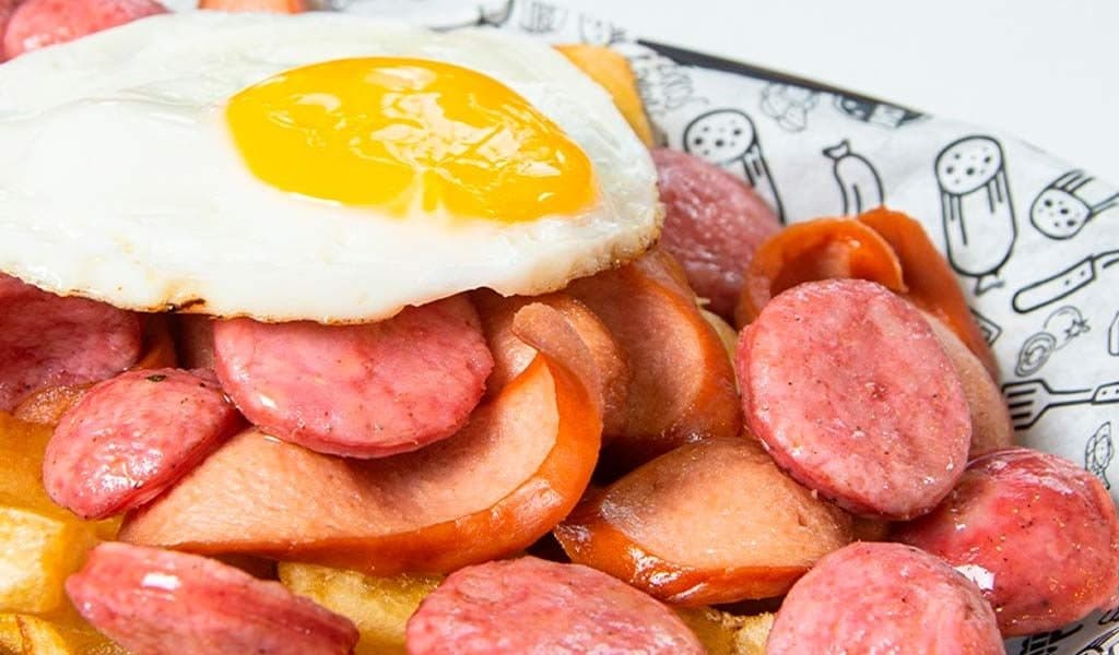 Salchipapa Especial