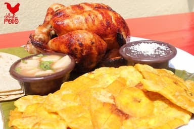 Pollo Entero + Patacones