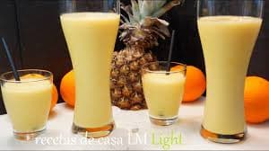 Batido de Piña en Leche