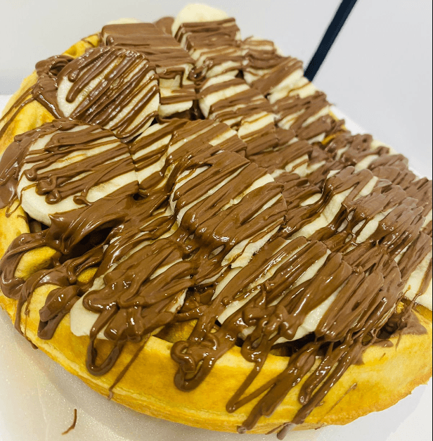 Waffle Dulce de 2 Ingredientes
