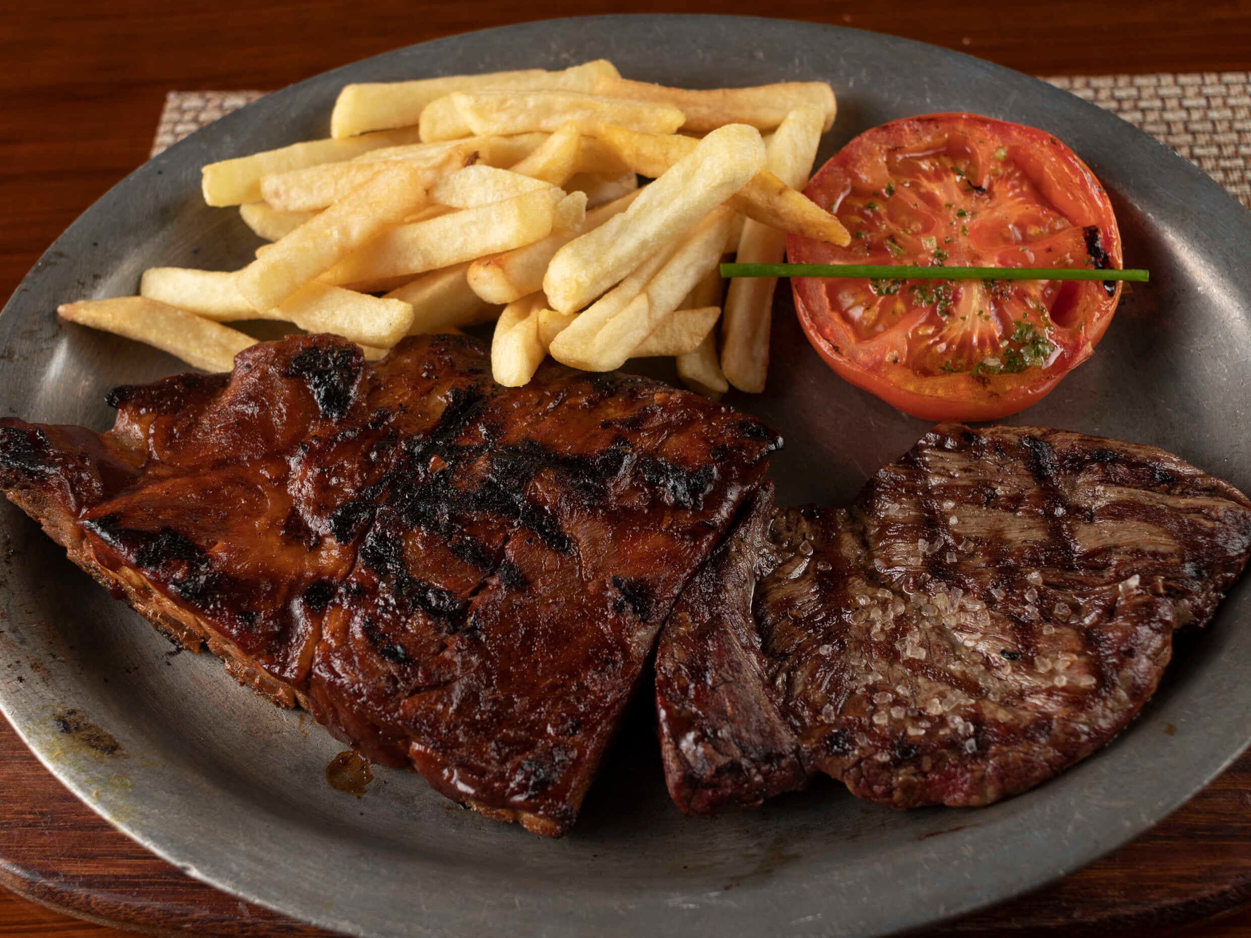 Costillas y Baby Beef