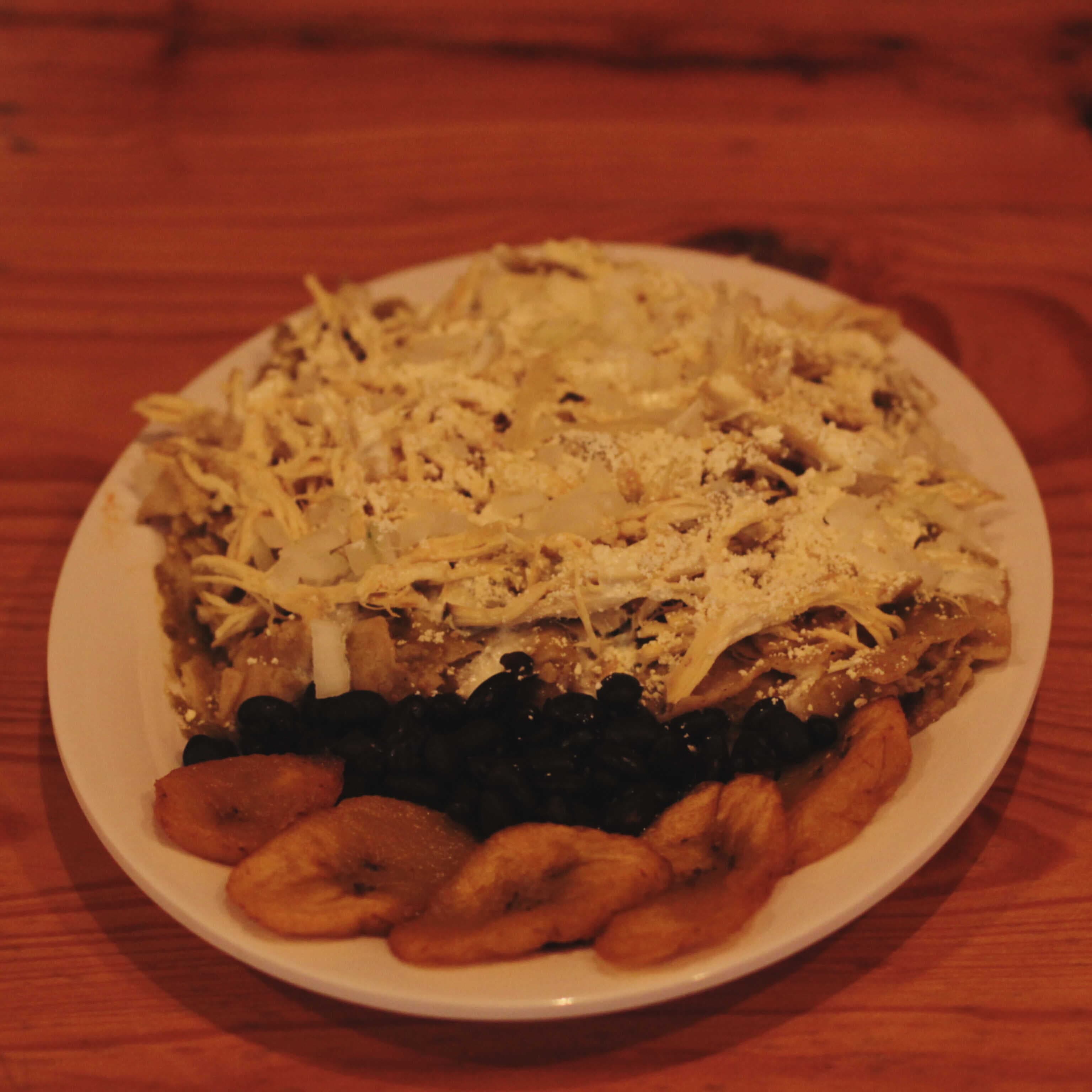 Chilaquiles verdes.