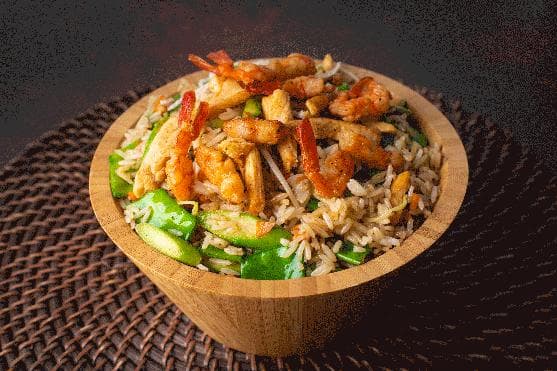 Yakimeshi de Langostino