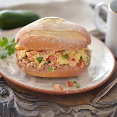 Torta de Huevo con Tocino