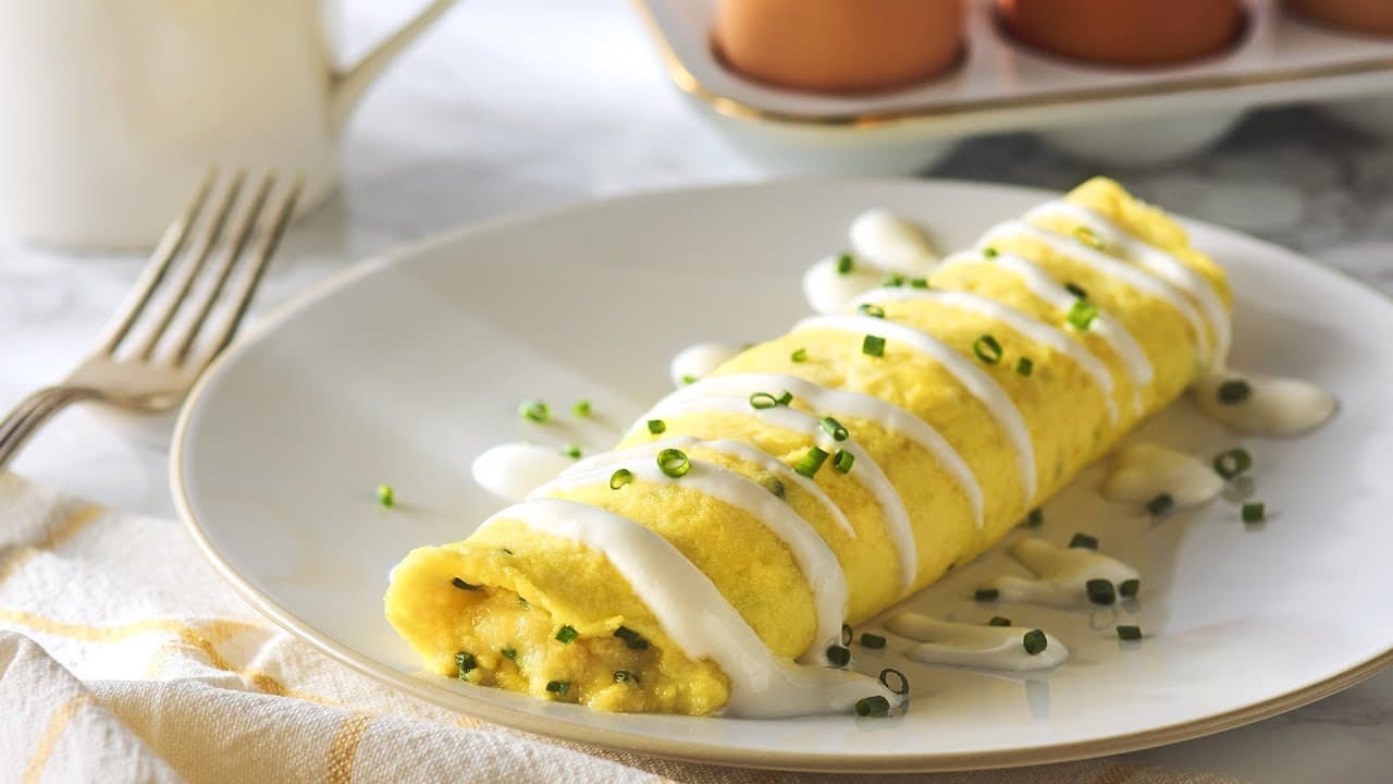 Omelette con 1 Ingrediente a Elegir
