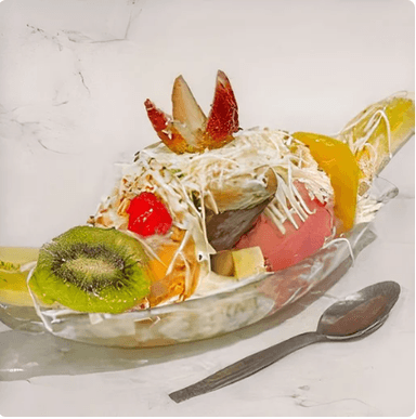 Banana split.