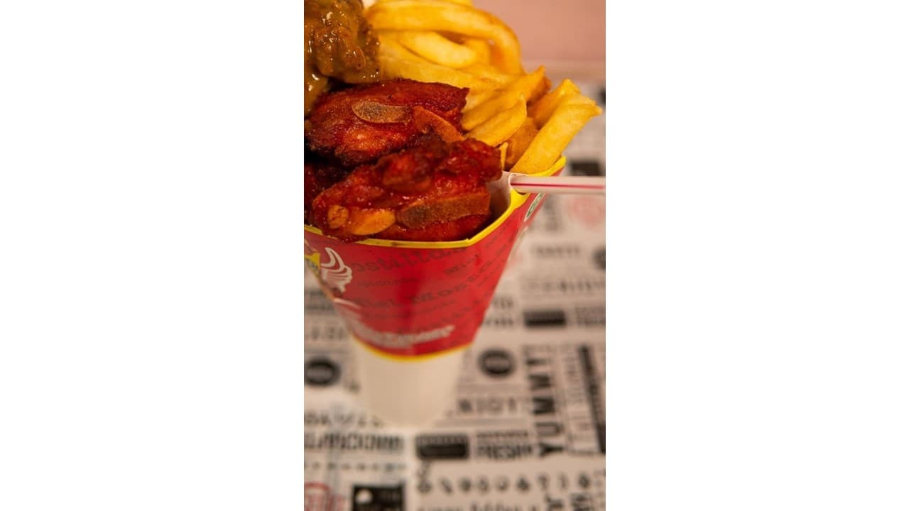 (Combo 13) 8 Costillas + Papas + Bebida
