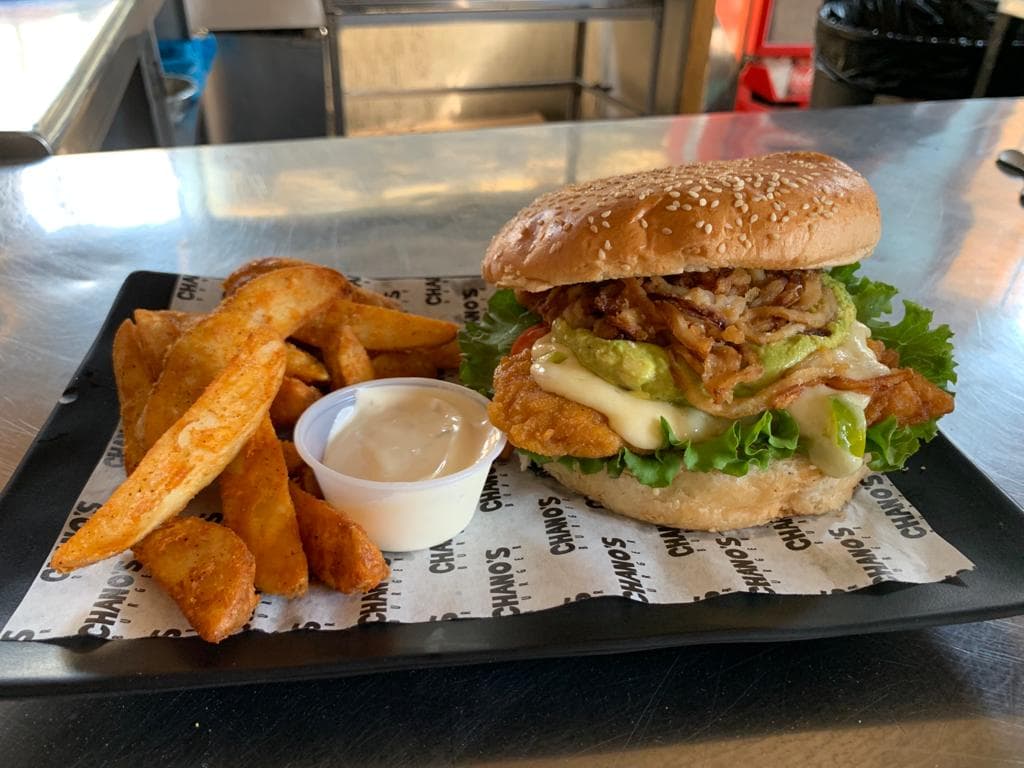 Hamburguesa de Camarón