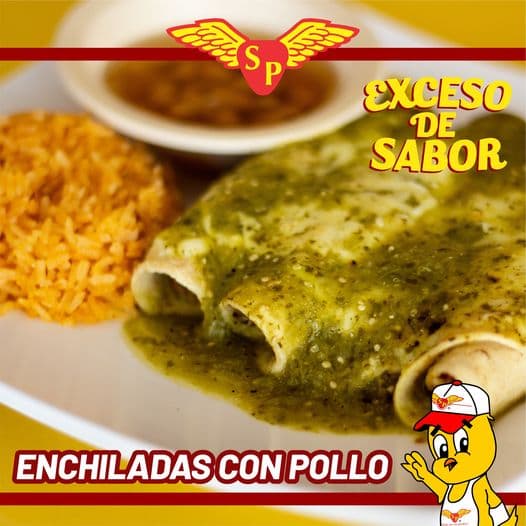 Enchiladas Suizas con Pollo