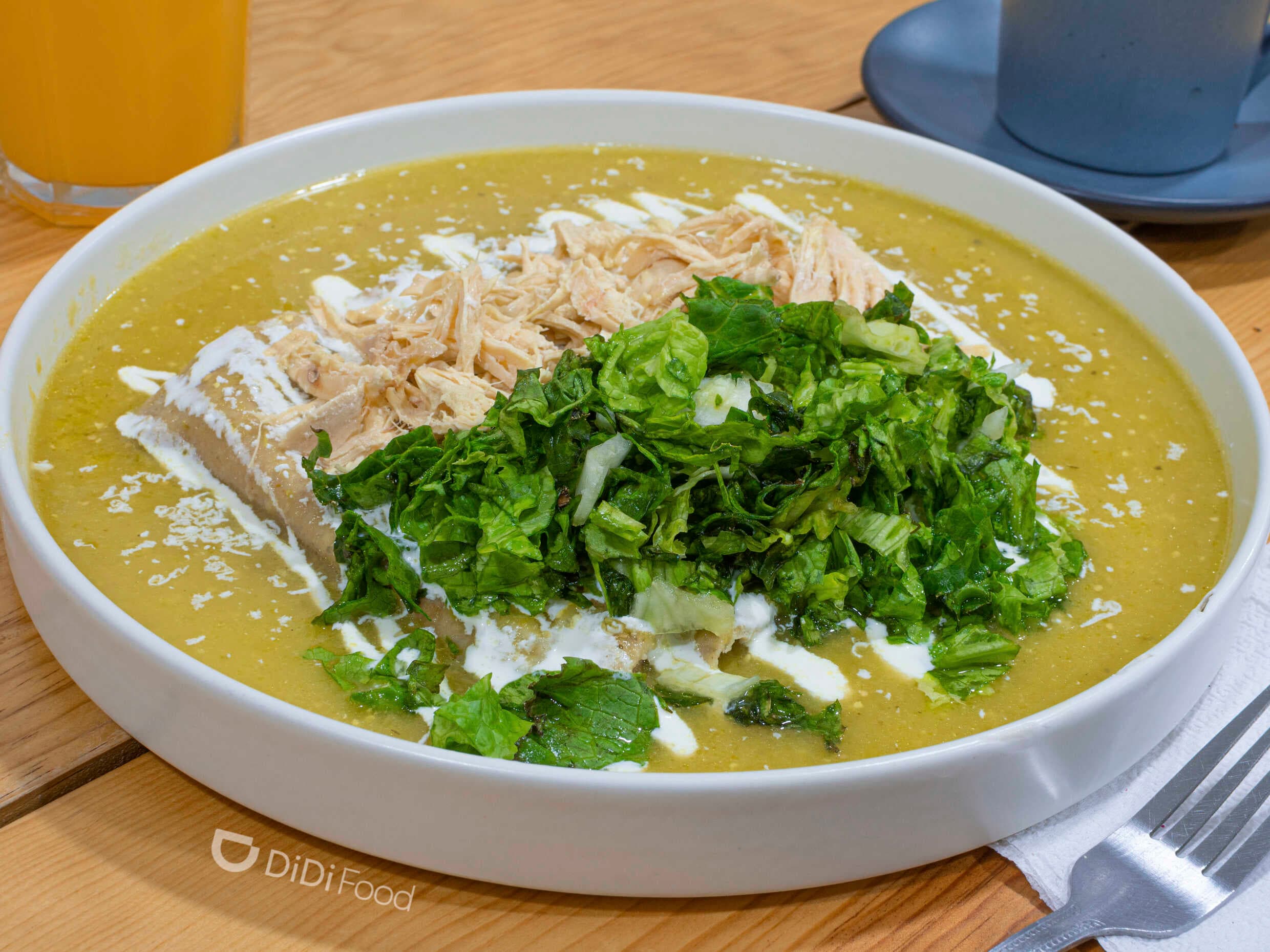 Enchiladas con Pollo