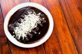 Enchiladas de Mole Oaxaqueño