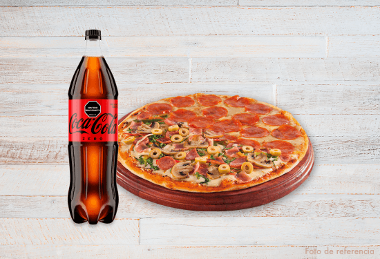 Combo Pizza Todos Los Sabores + Bebida