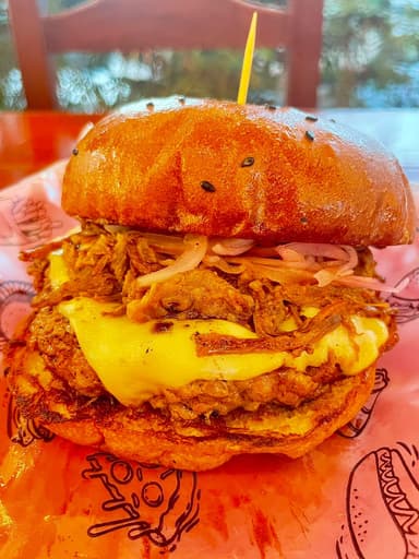 DiDi Burger Birria + Coca Cola mini
