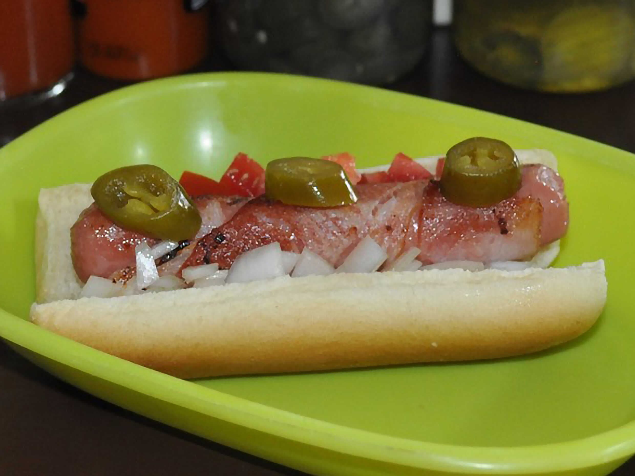 Hot Dog con Tocino