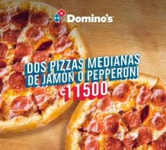 2 o Más Pizzas Medianas por 5750