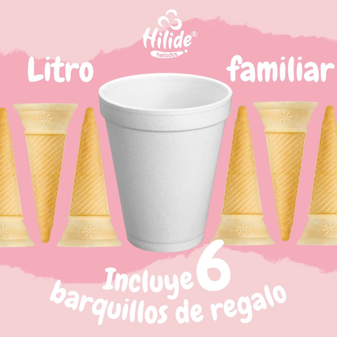 ESCOGE EL SABOR DE TU 1 Lt. DE HELADO
