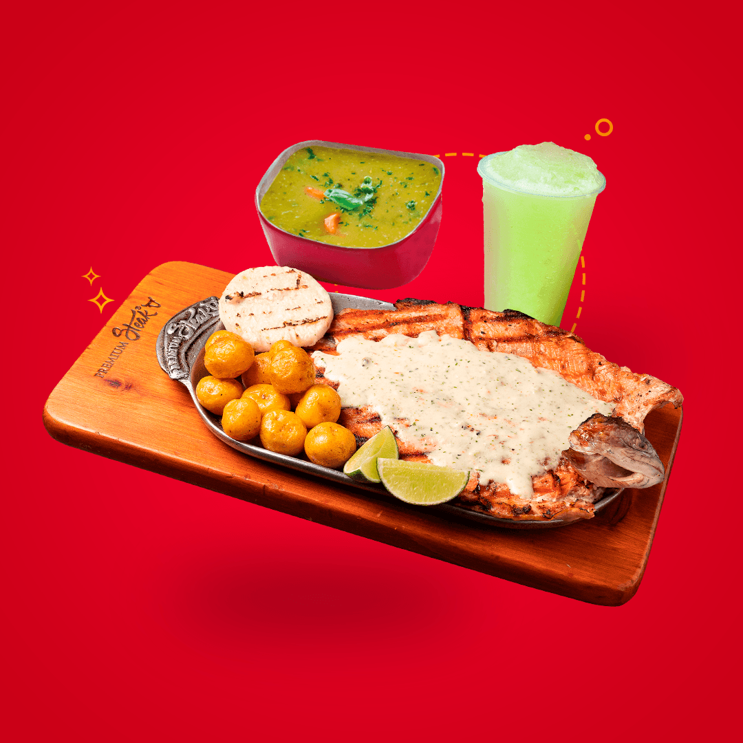 Trucha 300 g al Ajillo
