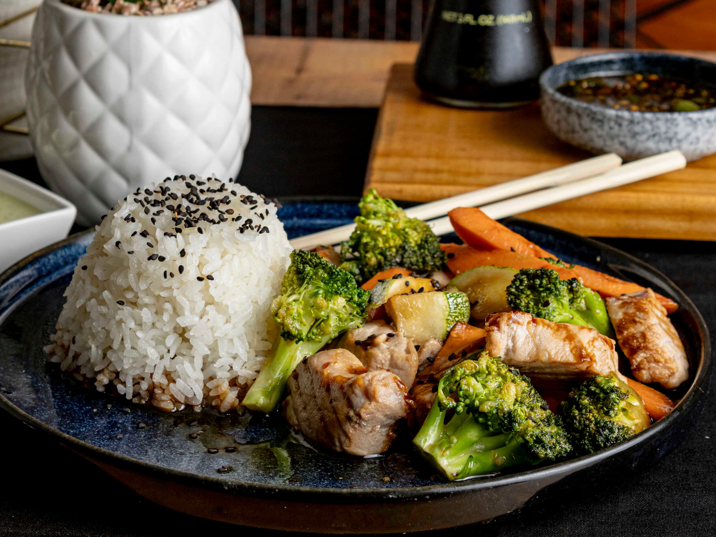 Teriyaki pescado