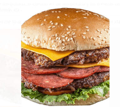 Hamburguesa Big Sizzler con Pepperoni