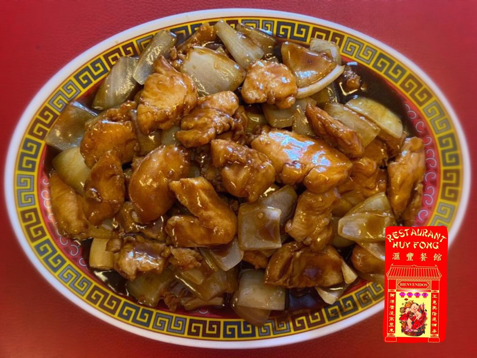 Pollo en Salsa de Ostión sin Verdura