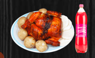 Pollo Frito con Papa