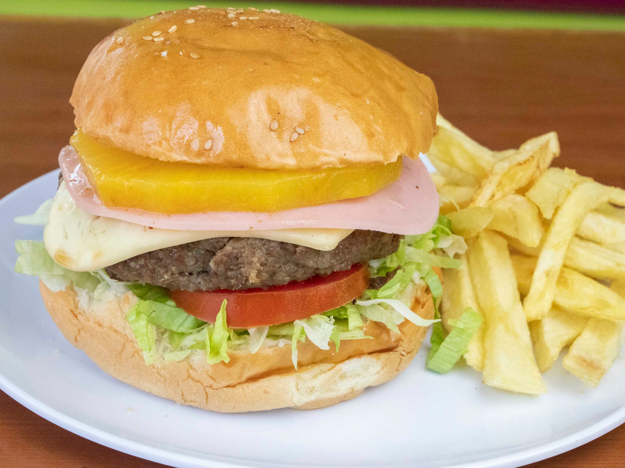 Hamburguesa Hawaiana