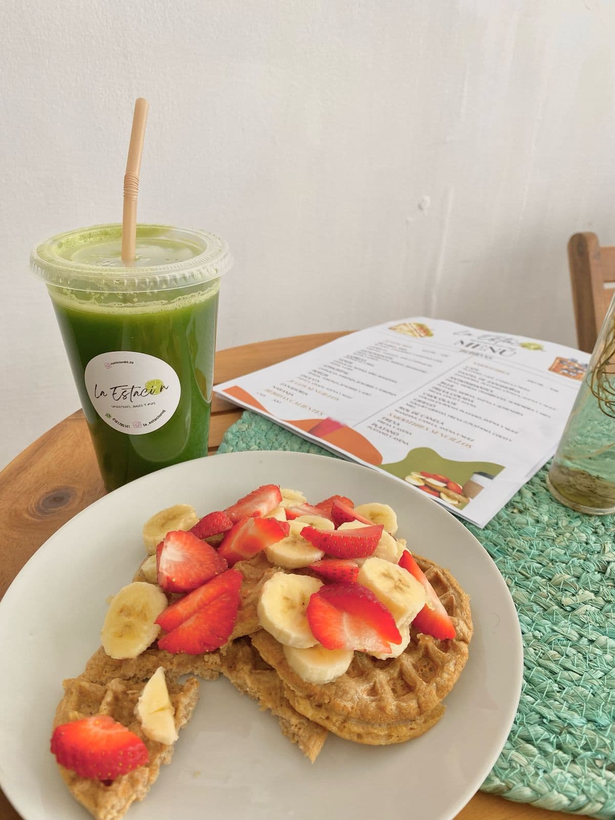 WAFFLES DE AVENA ( 3 Piezas )