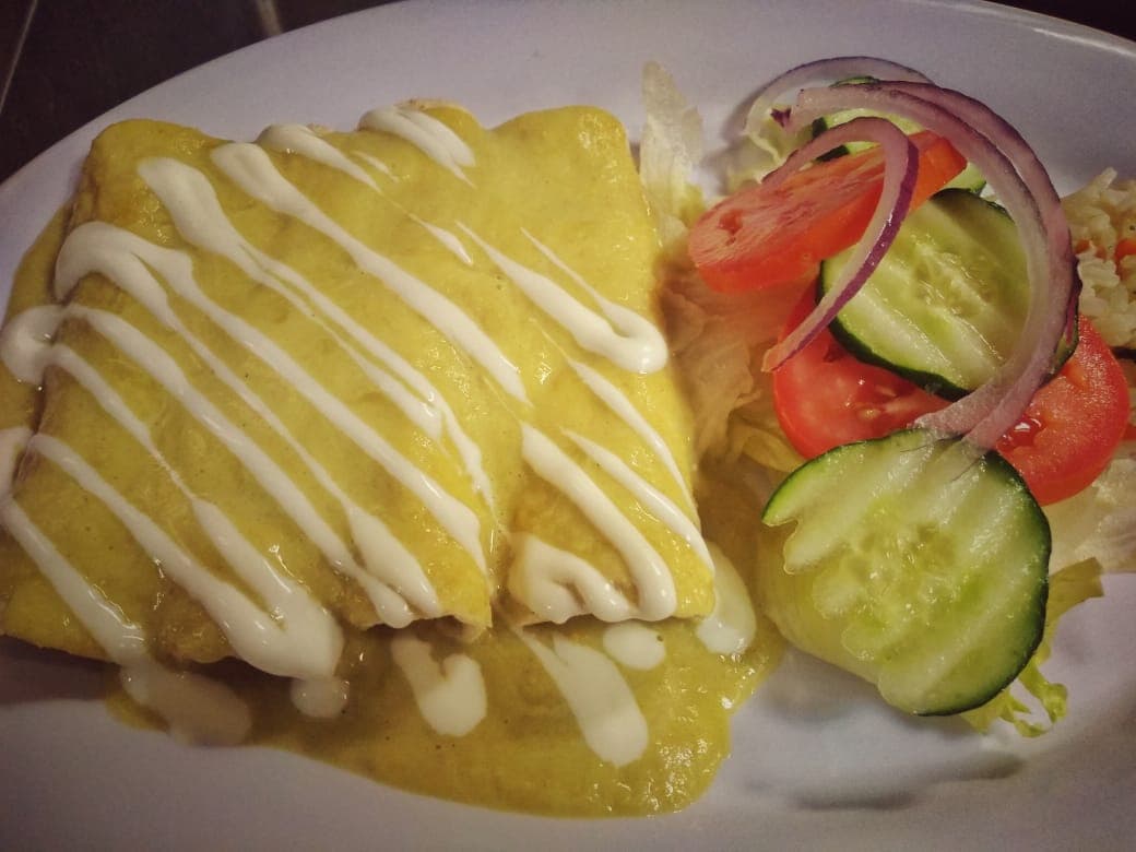 Enchiladas verdes