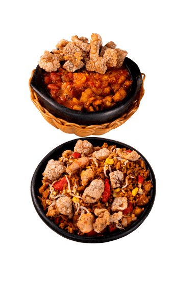 Cazuela Frijoles con Arroz Paisa