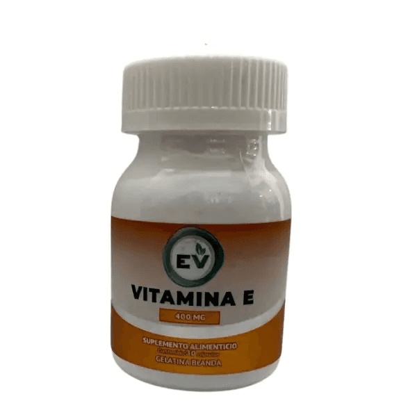Vitamina E 400 mg Suplemento Alimenticio 30 Cápsulas