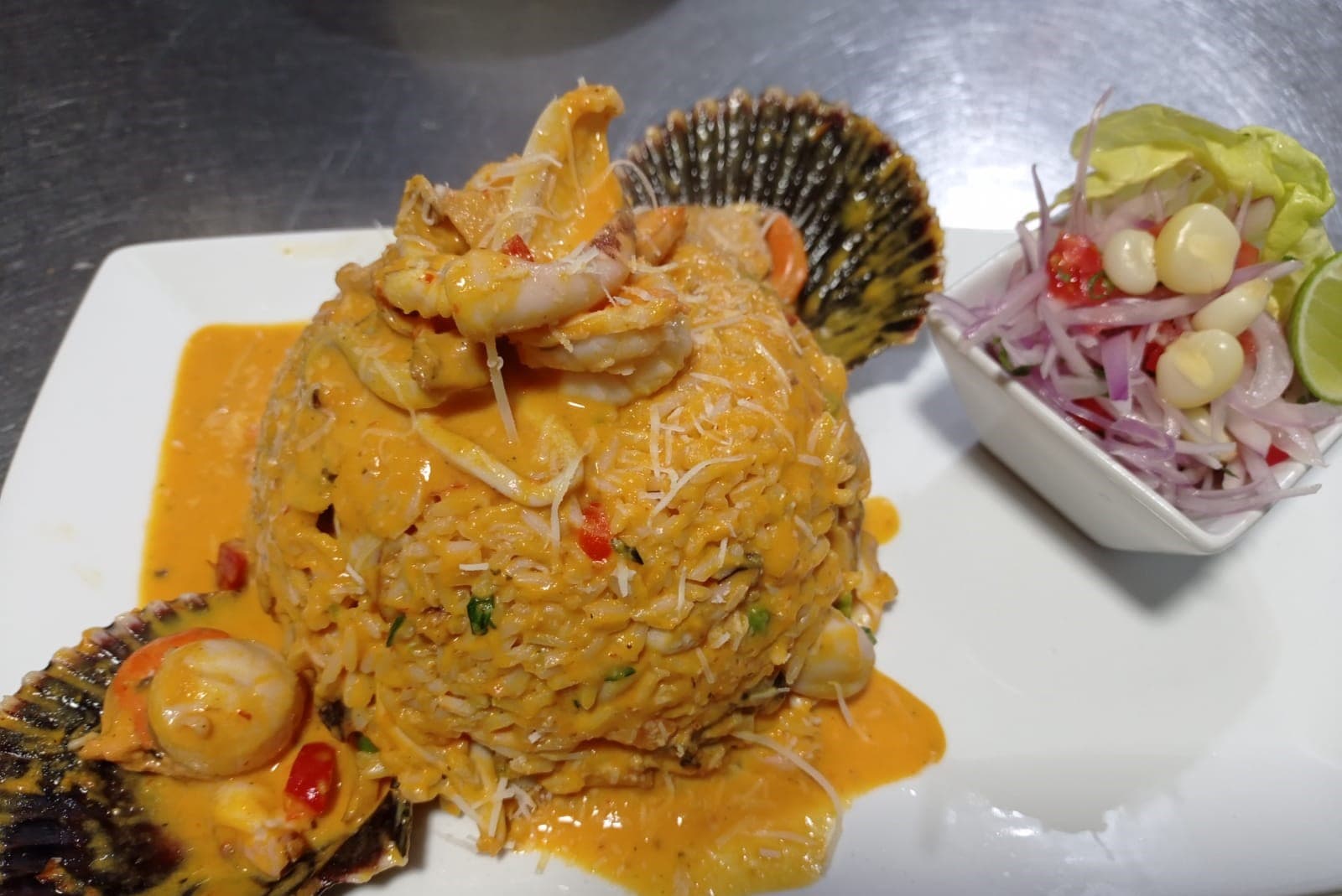 Arroz con Maricos + Bebida de 500 Ml
