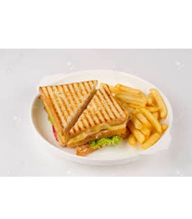 Sandwich con Papas a la Francesa