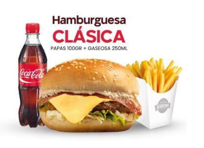 Combo Hamburguesa Clasica