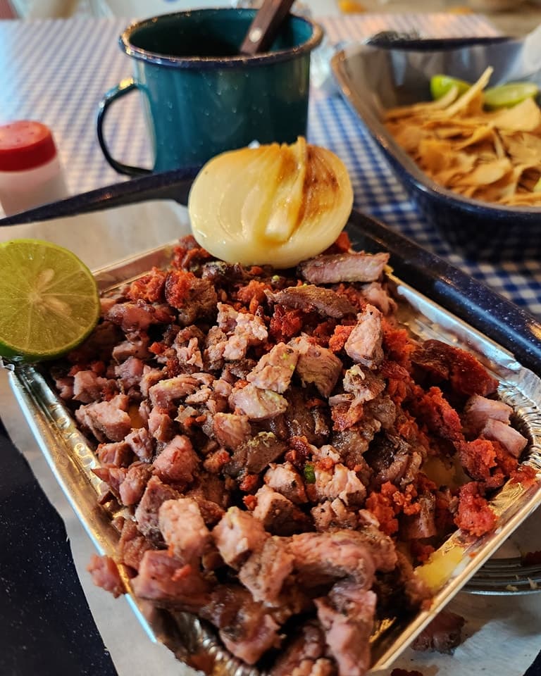 Papa Mixta de Asada y Longaniza