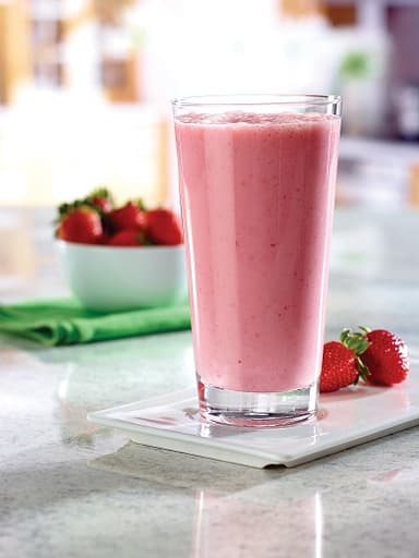 Riquísimo Licuado De Fresa