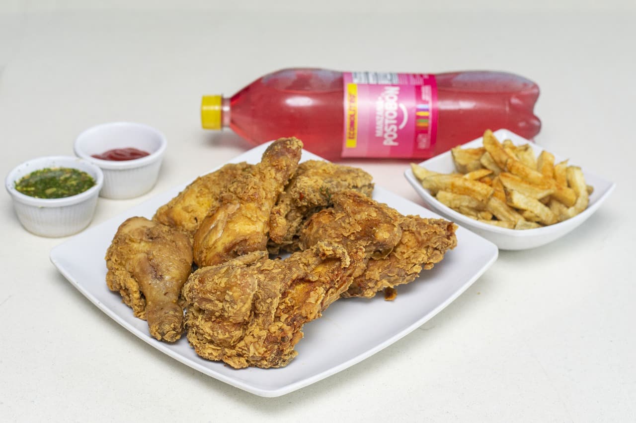 Combo Pollo Broaster + Bebida 1 Lt