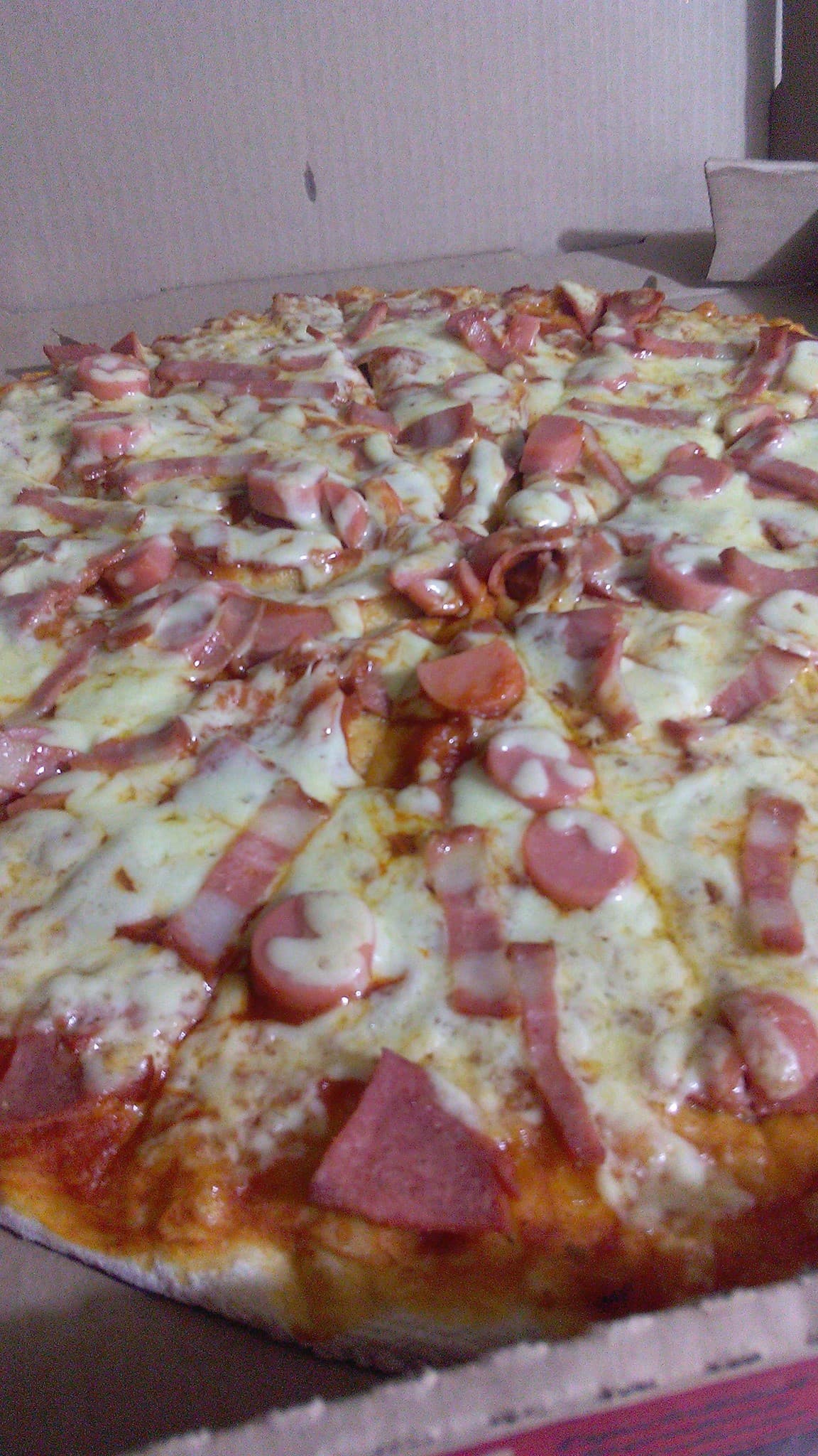 Paq 5 - 2 Pizza Jamón y Queso + Ref 1Lt + 2 Pan Aj